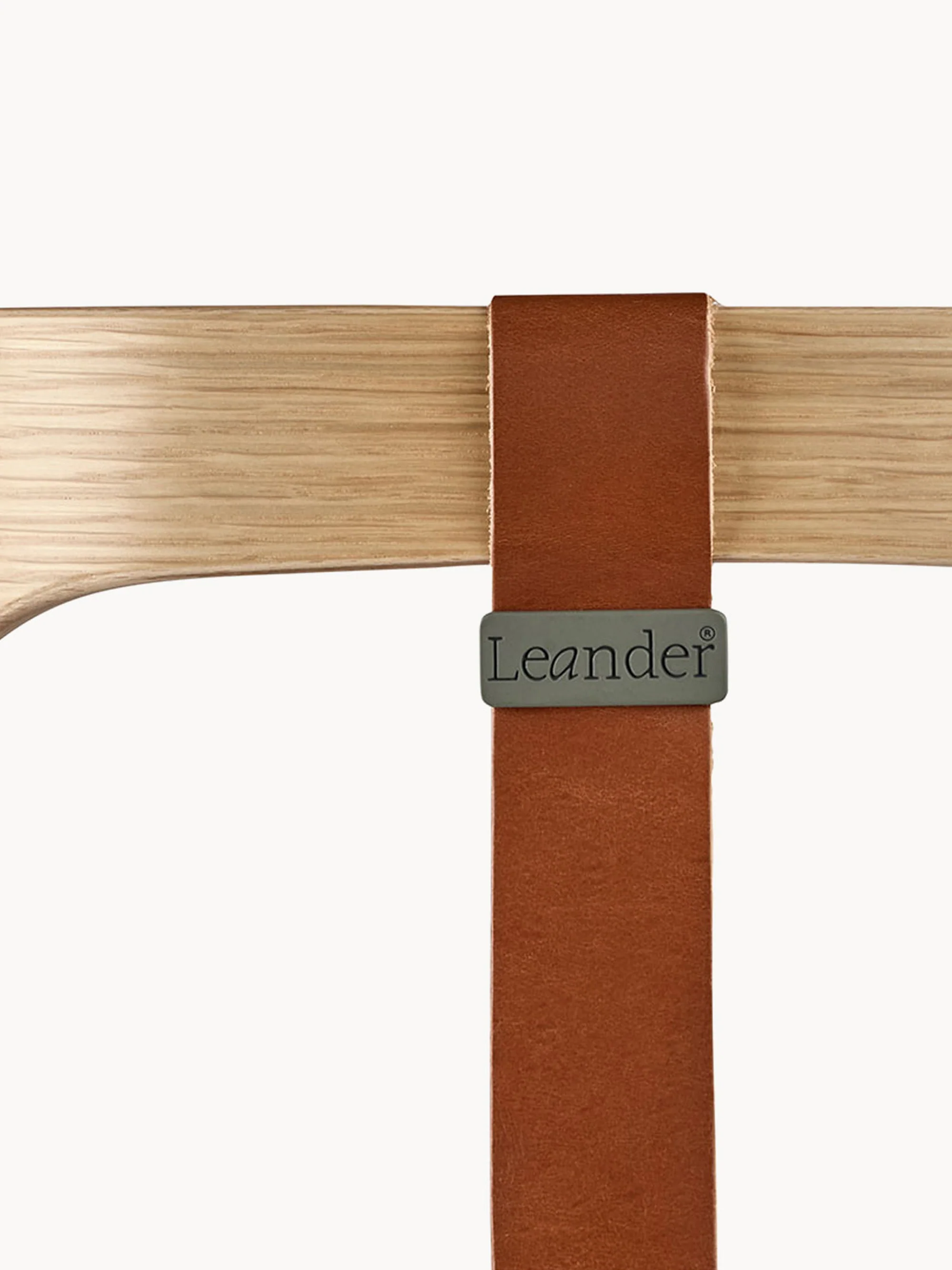 Leren riem voor kinderstoel Leander Louie