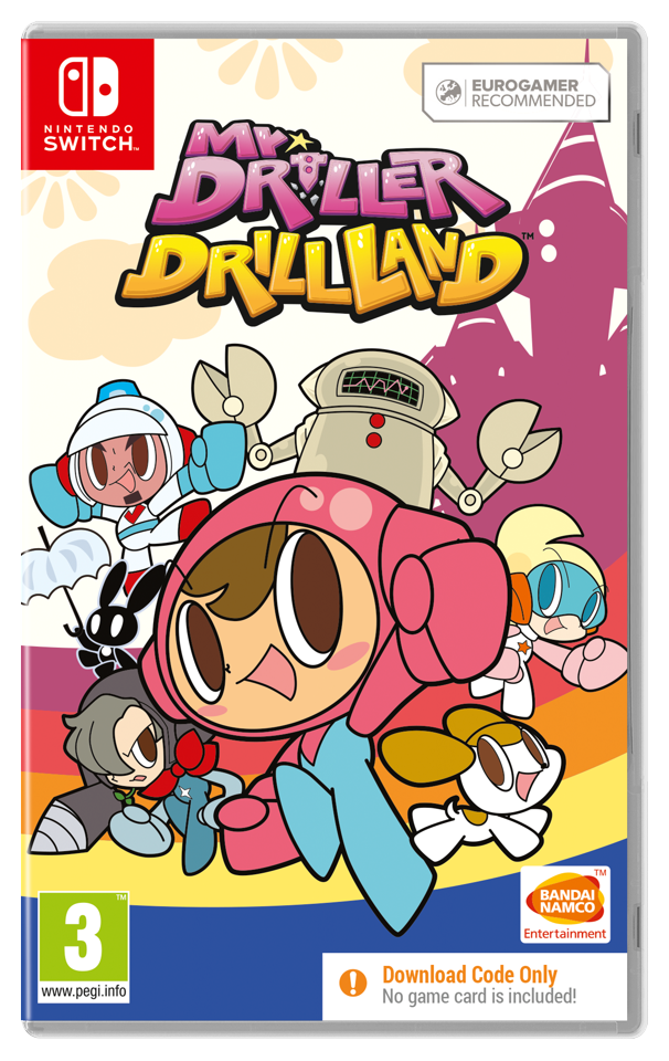 Mr. DRILLER DrillLand (Code in a Box)- Nintendo Switch