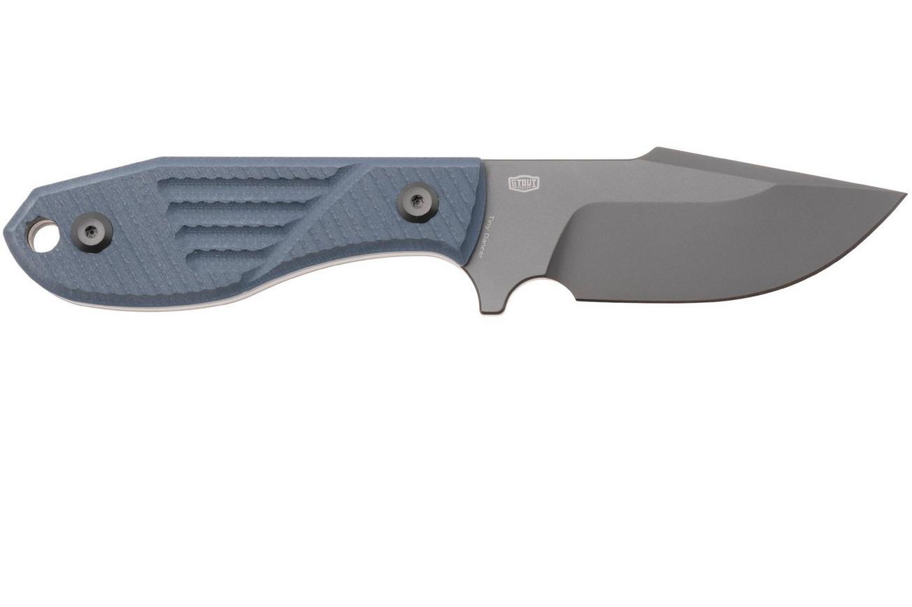 Tenable Knives Tiny Dancer G014A3 Gray Coated D2, Light Gray G10, vaststaand mes, JB Stout design