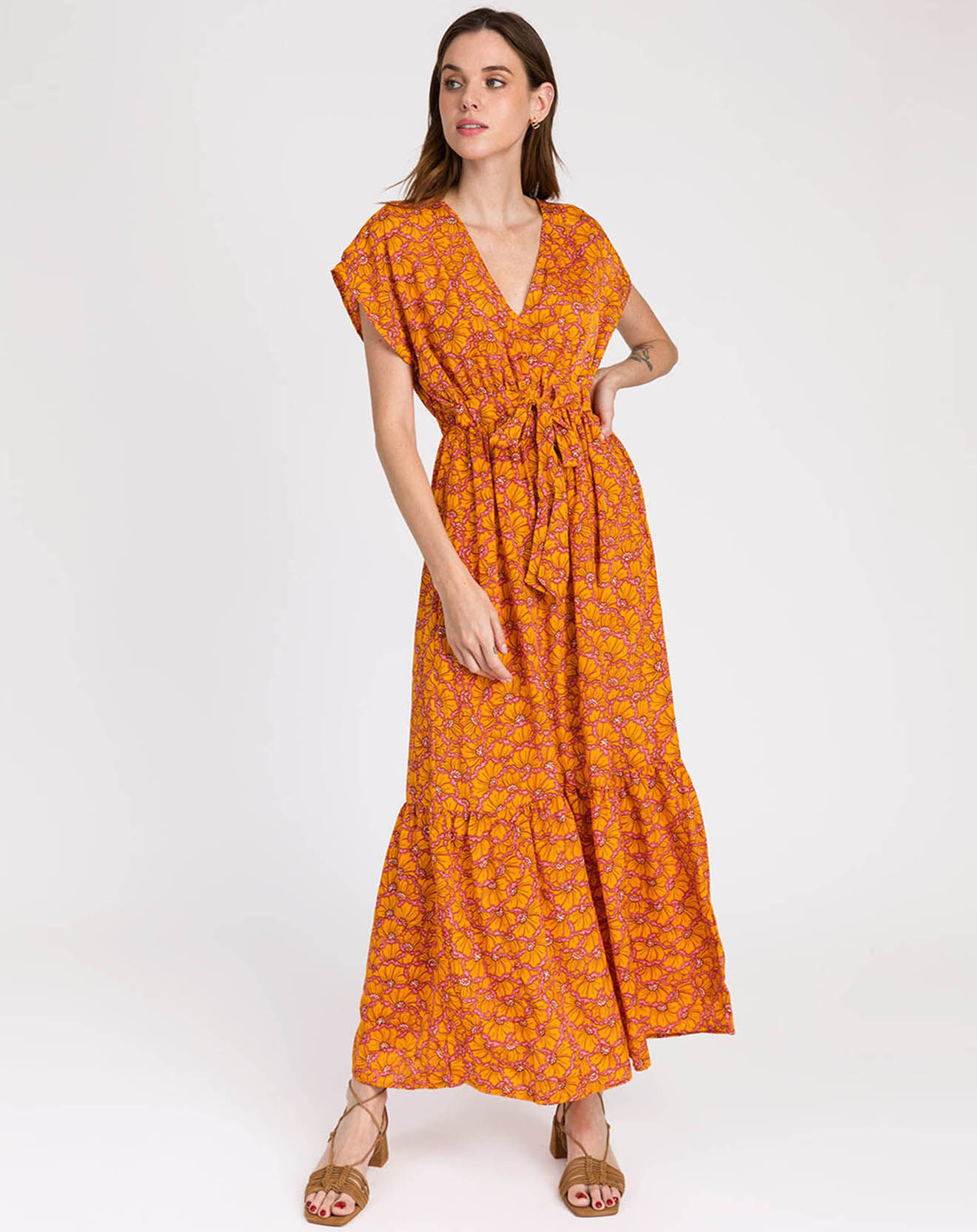 An'ge Robe Ophelio tulip orange
