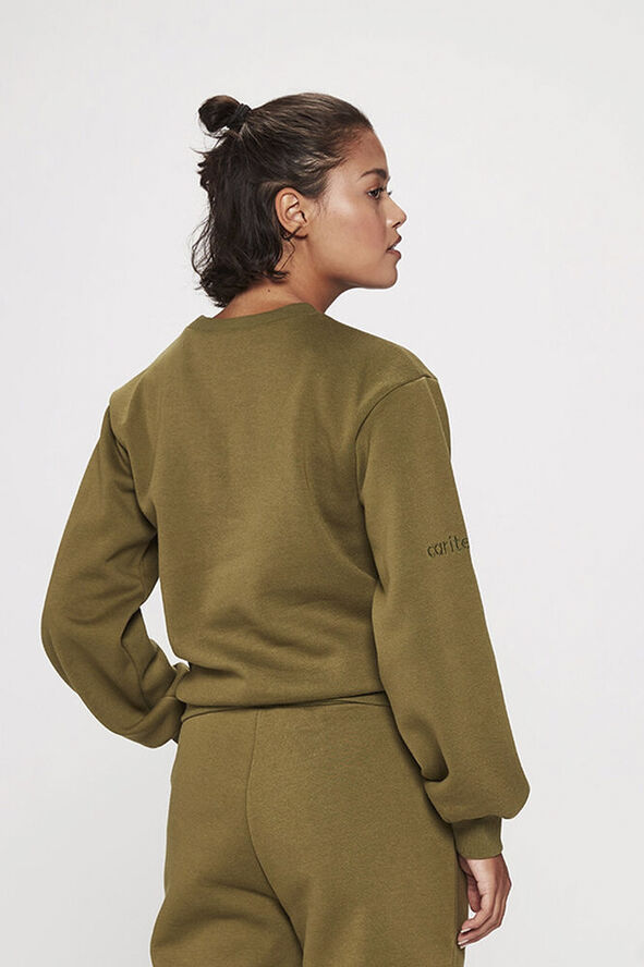 Carite Round Neck sweatshirt Grøn