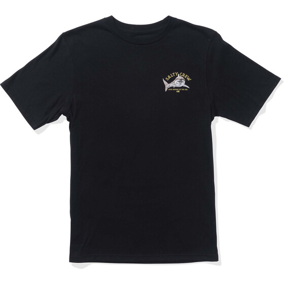 Salty Crew Lurking Boys Ss Tee Black Kids SU25