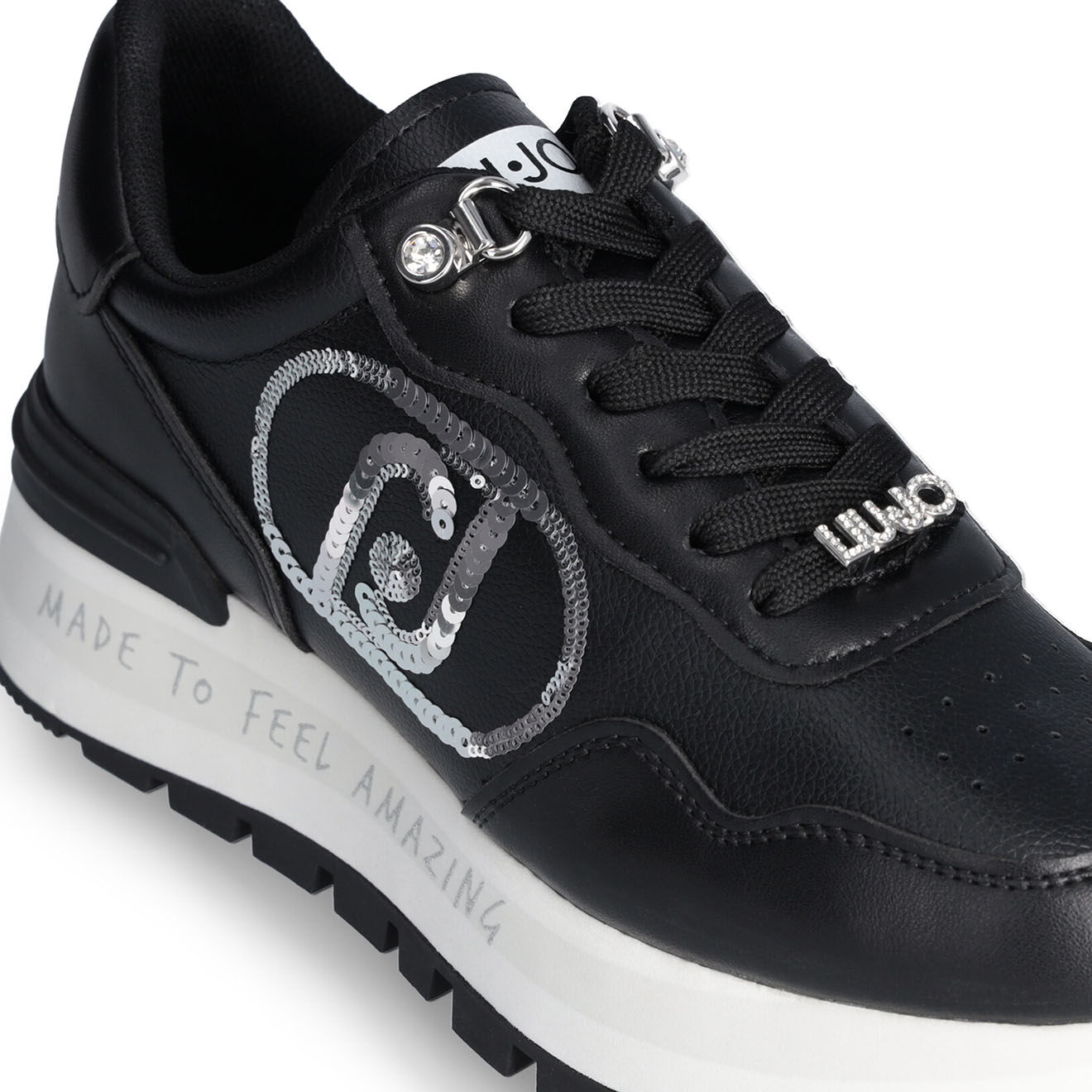 Liu-Jo Sneakers Julia noir/argenté