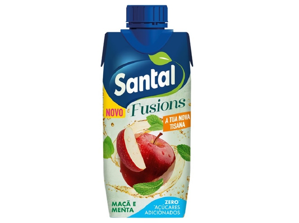BEBIDA SANTAL FUSIONS MAÇÃ MENTA 0.33L