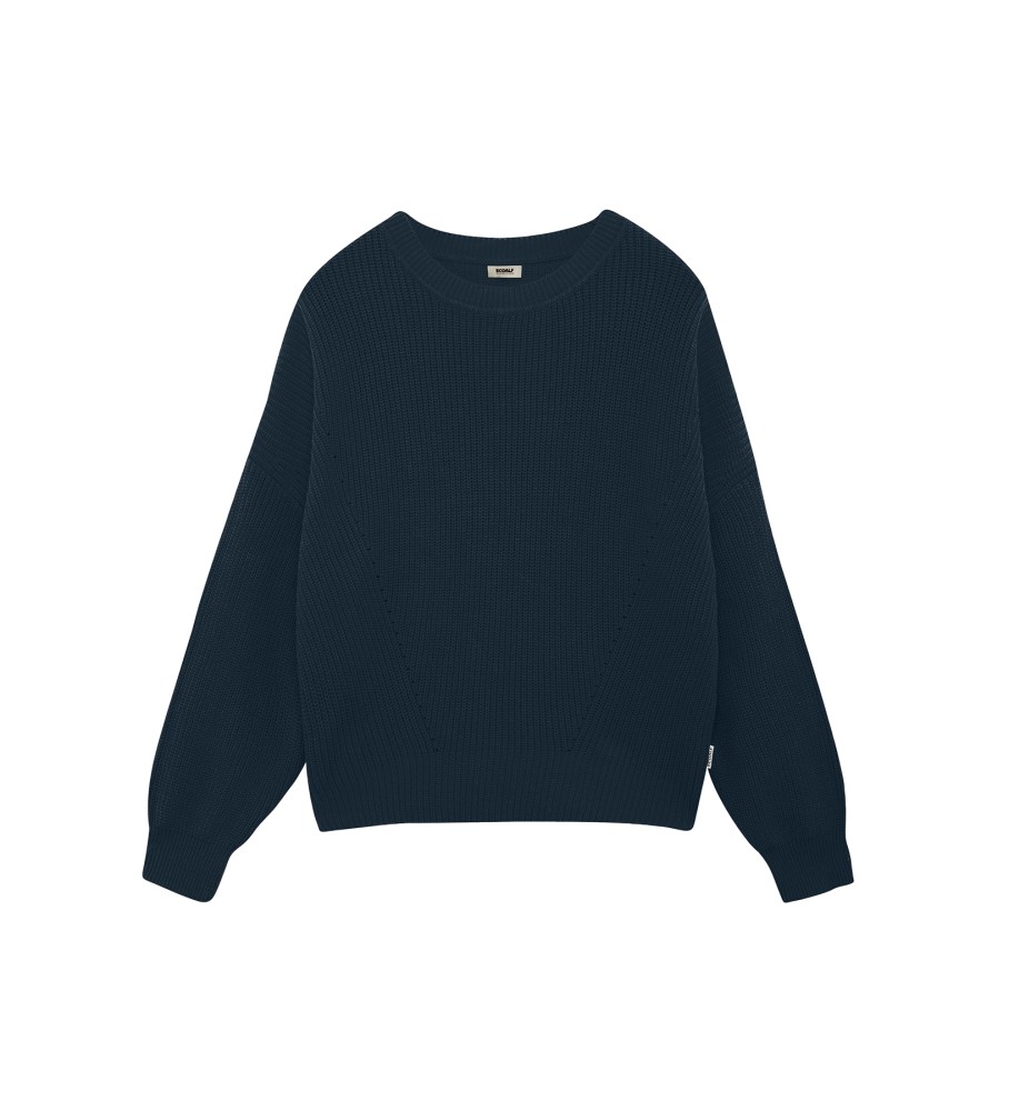 Camisola de malha azul marinho ECOALF Cedaralf