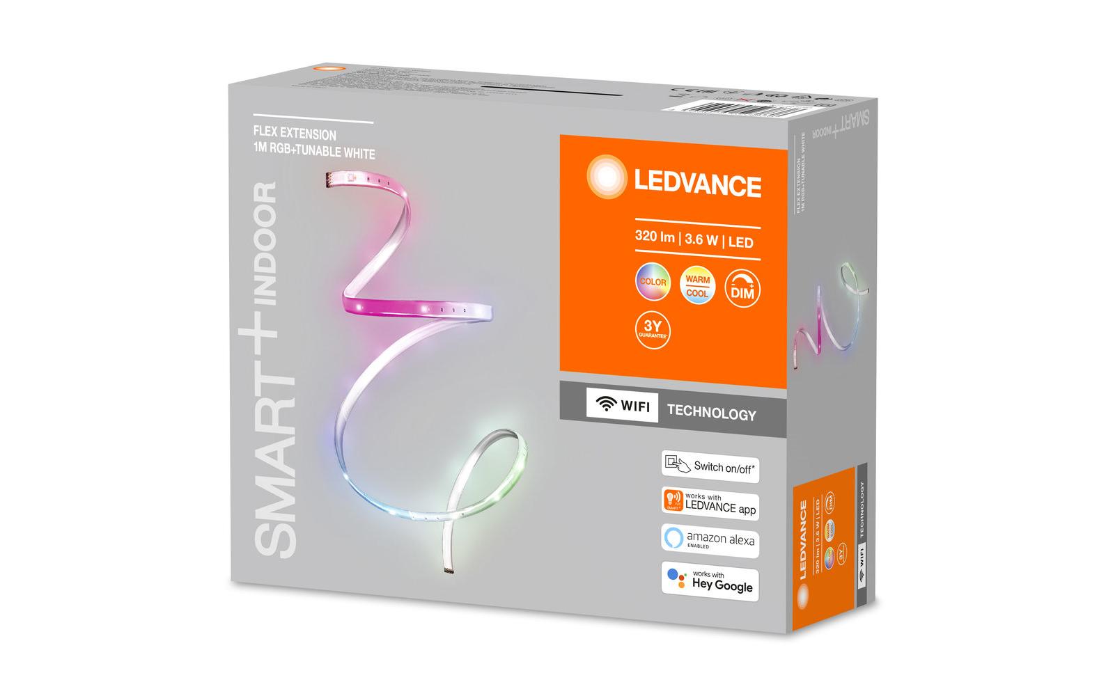 LED Stripe Smart+ LED Flex WiFi, RGBW, 1m VerlängerungWLAN-fähige Smart LED-Lichtleiste