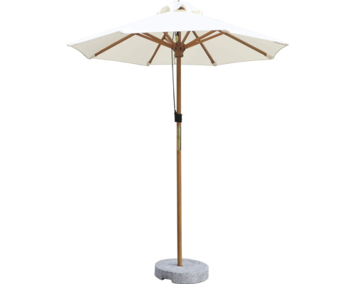 Garden Place houten parasol, Ø 180 cm, beige
