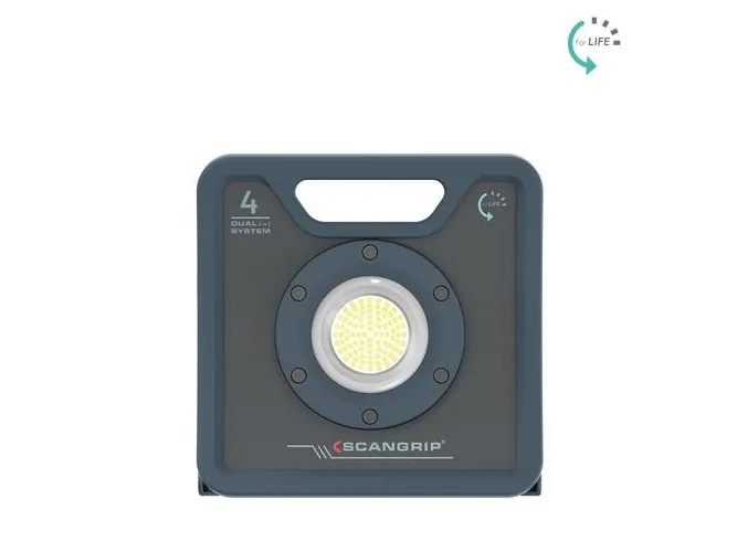 Robust genopladelig LED-arbejdslampe 4000 lm 25 W Scangrip NOVA 4 C R forLIFE 03.6204