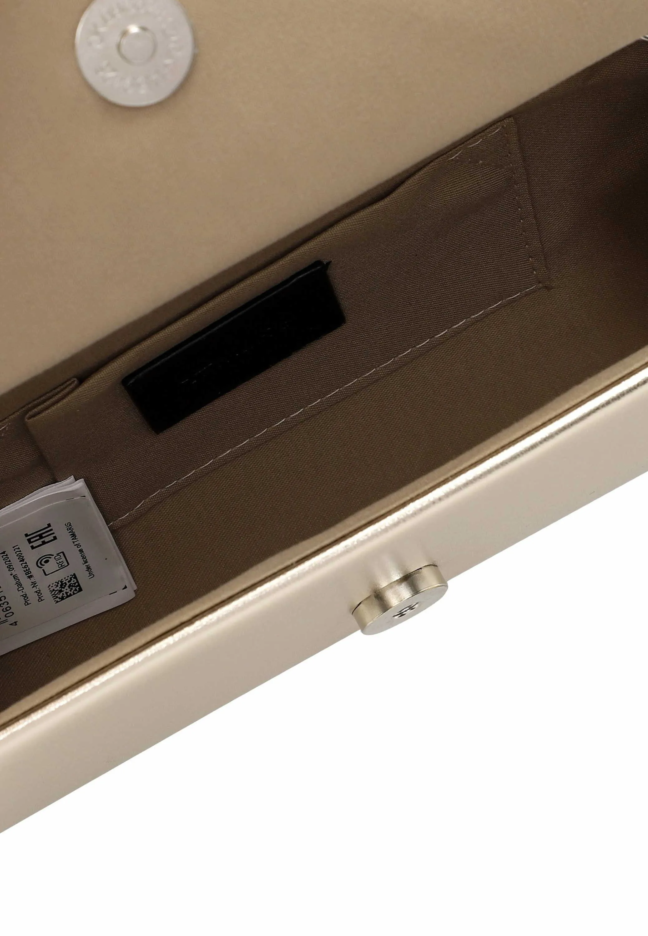 TAMARIS Clutch / Abendtasche Gold Lederimitat