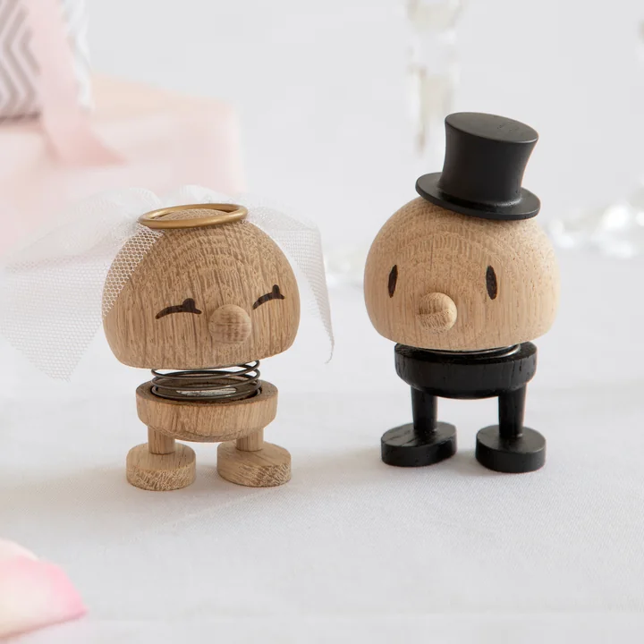 Hoptimist - Small Bride Deko-Figur, Eiche