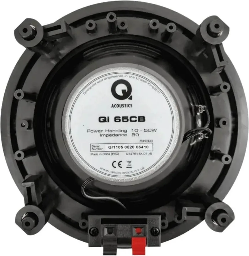 Q Acoustics E 120 Noir   Qi65CB (la paire) Enceintes encastrables