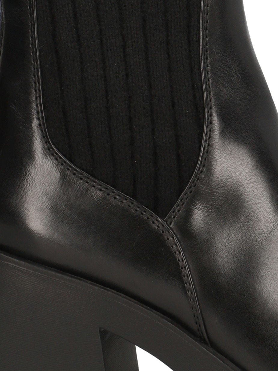 Glattleder Stiefelette