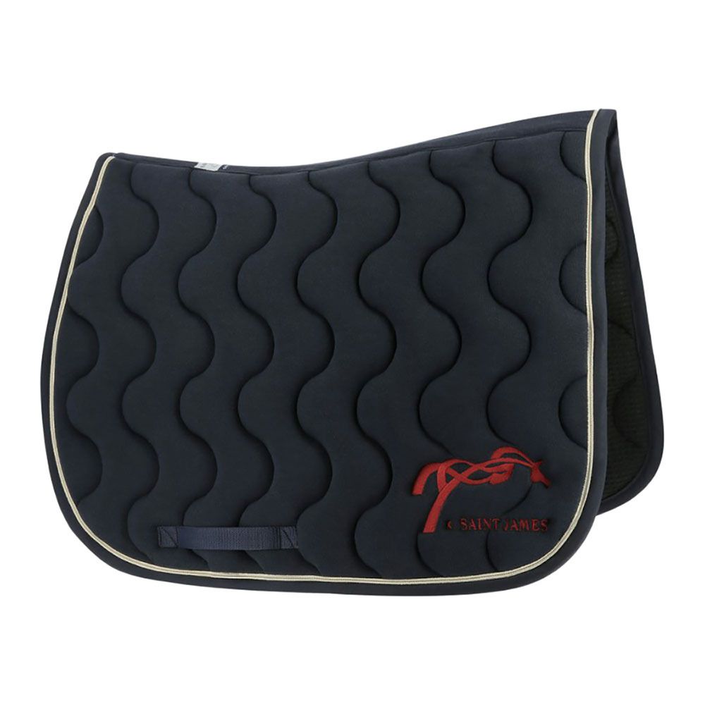 Pénélope PENELOPE X SAINT JAMES CLASSIQUE - Tapis de selle marine/rouge