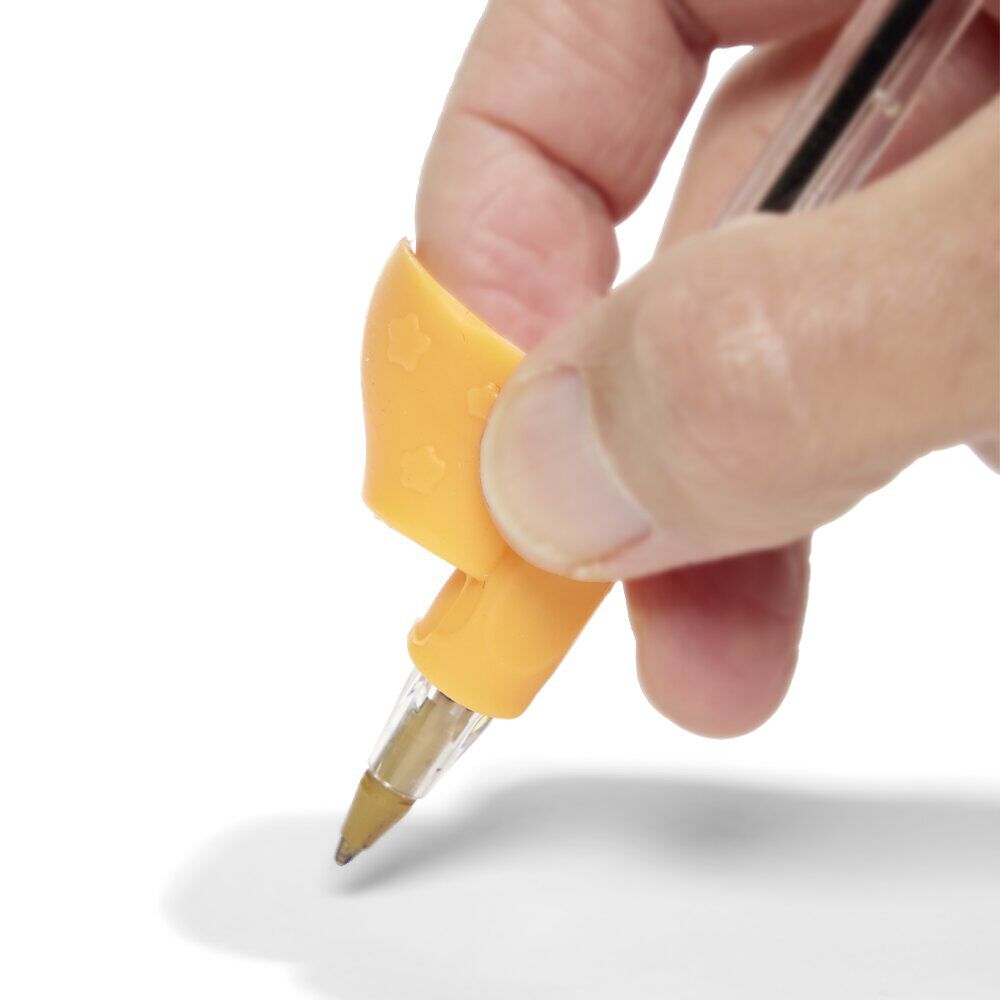 Adaptateur de crayon ou stylo pour bon positionnement doigt 2 pièces