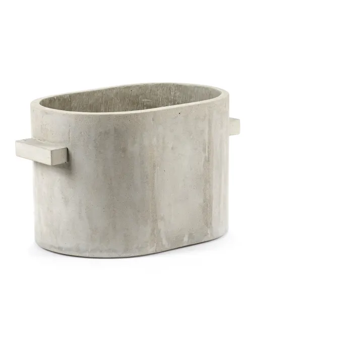 Serax Jardinière Oval en béton  | Gris