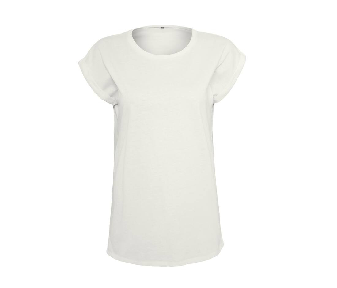 BUILD YOUR BRAND BY021 - T-shirt Femme Élégance Coton Léger