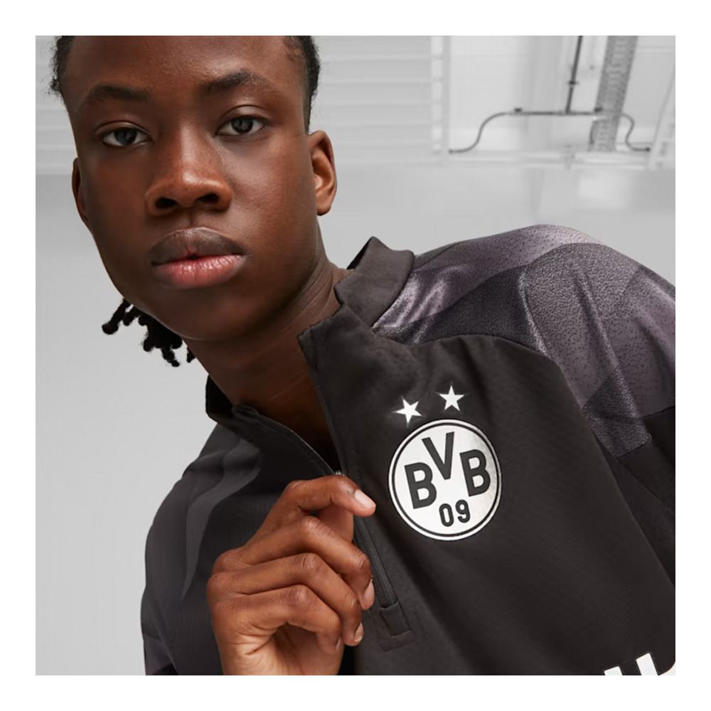 Puma BVB TRG - Maillot Homme black/puma silver