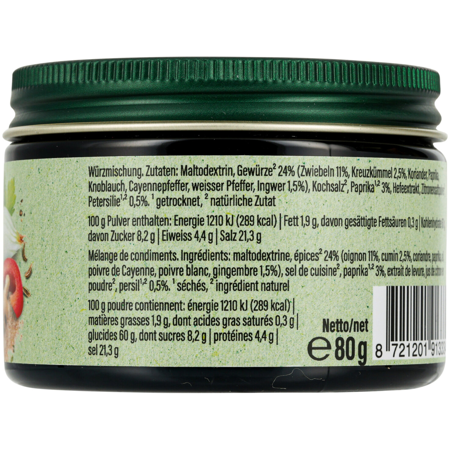 Oswald Naturschätze Würzmischung Avocado Mix