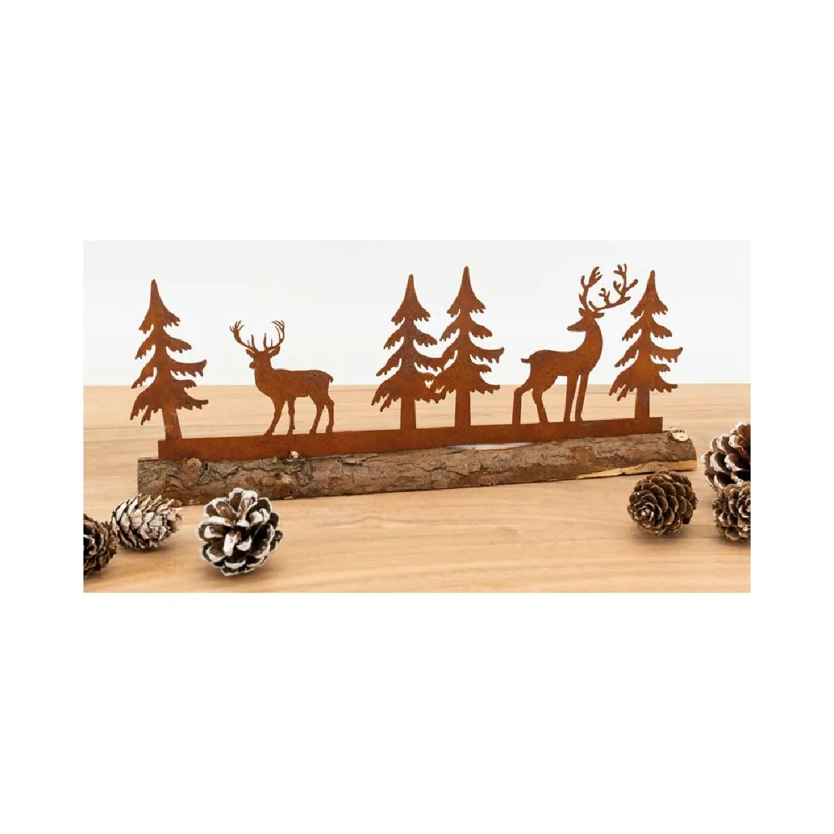 Aubry Gaspard Décor Cerfs et Sapins