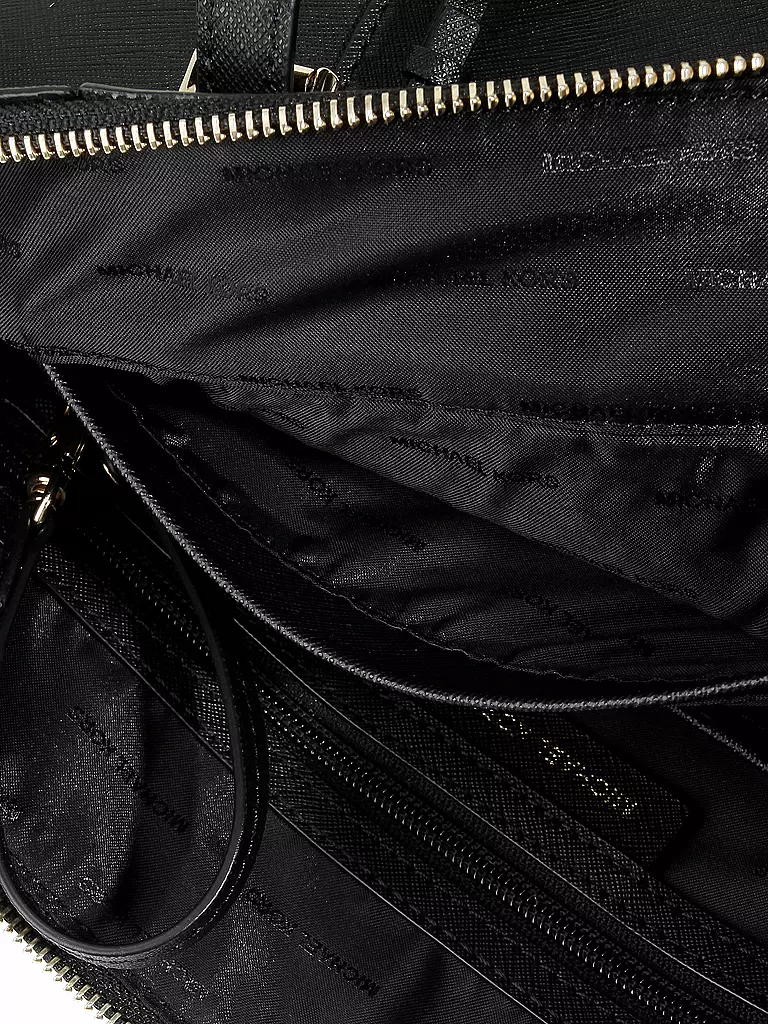MICHAEL KORS Ledertasche - Shopper JET SET ITEM schwarz