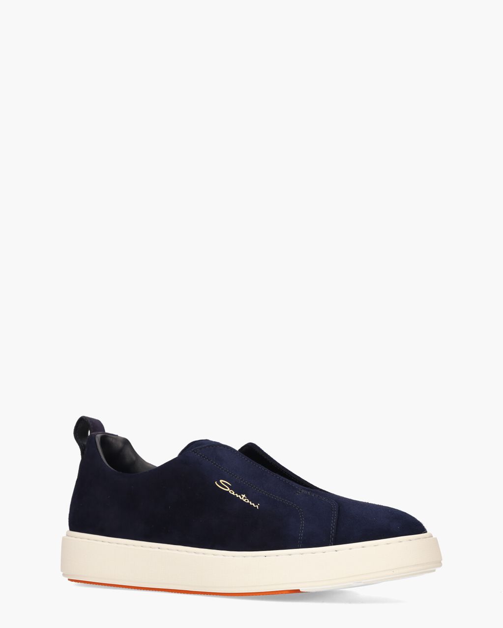 Santoni 21959 Donkerblauw Herensneakers