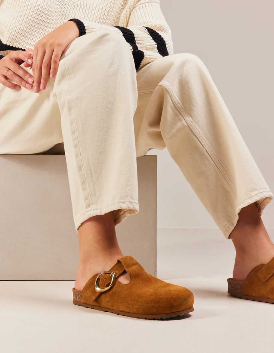 Mules Matilda - Suède beige