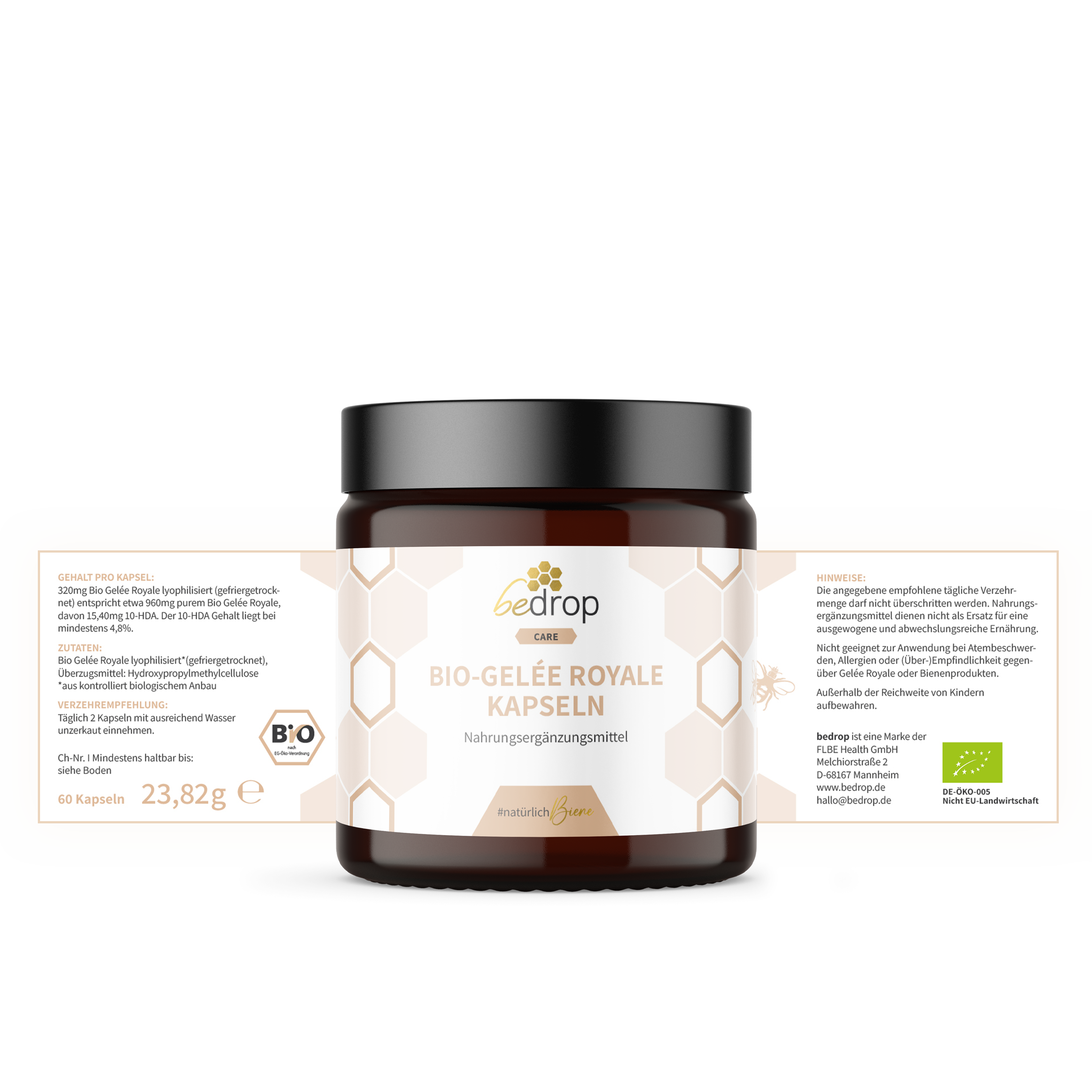 Bleib Stark-Set | Propolis Tinktur, Gelée Royale Kapseln & Manuka Honig