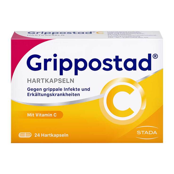 Grippostad C Hartkapseln bei Erkältung, 24 St