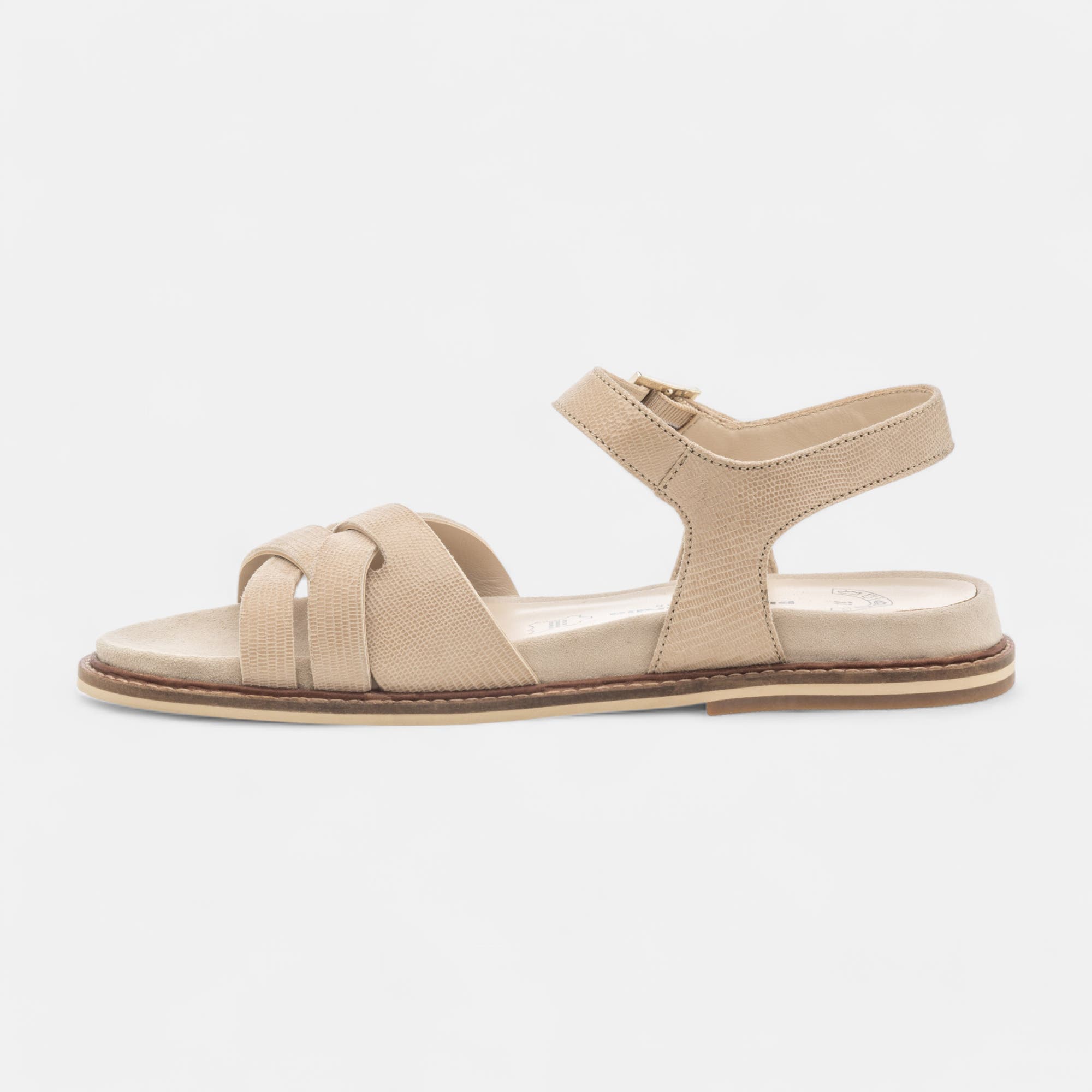 Sandales Femme en cuir or