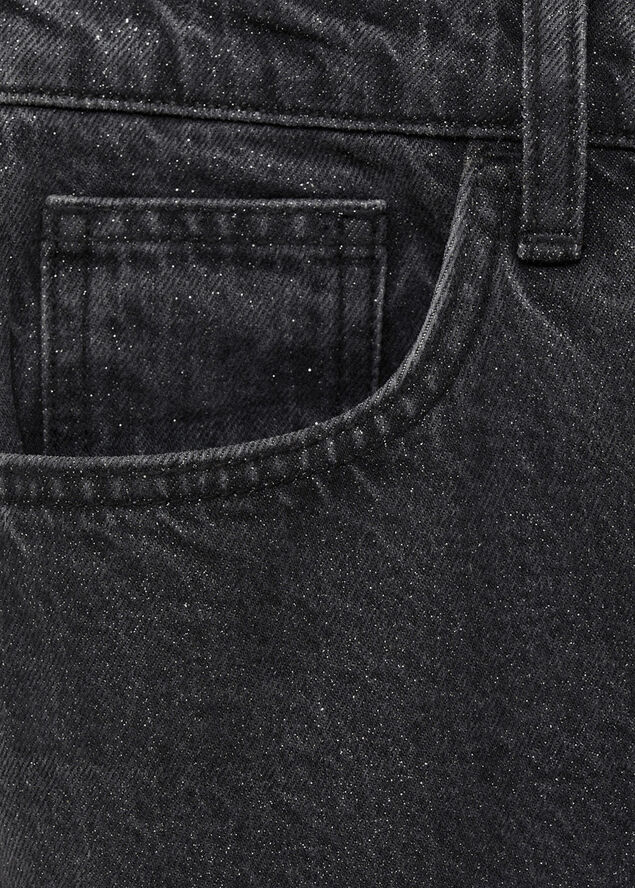 MANGO JEANS. -- GLITTER Open grey
