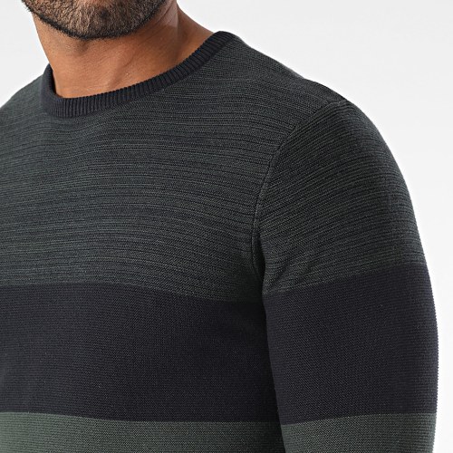Pull 20715858 Vert Bleu Marine