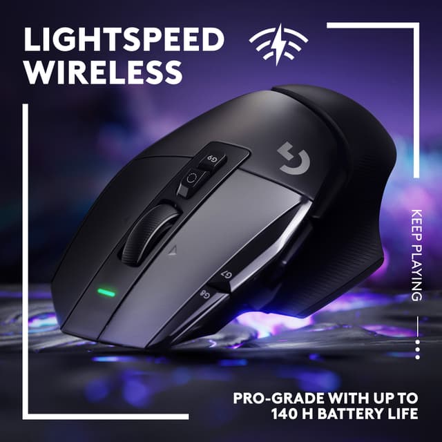 Logitech G502 X Lightspeed trådløs gaming mus (sort)