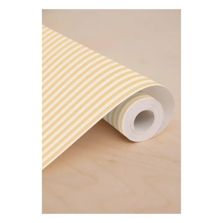 Maison Janette Rouleau de papier-peint Gustave | Jaune citron