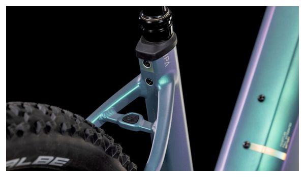 VTT Électrique Semi-Rigide Cube Reaction Hybrid Pro 800 Easy Entry Shimano Deore/Deore XT 12V 800 Wh 27.5'' Bleu Vert Smaragd 2025