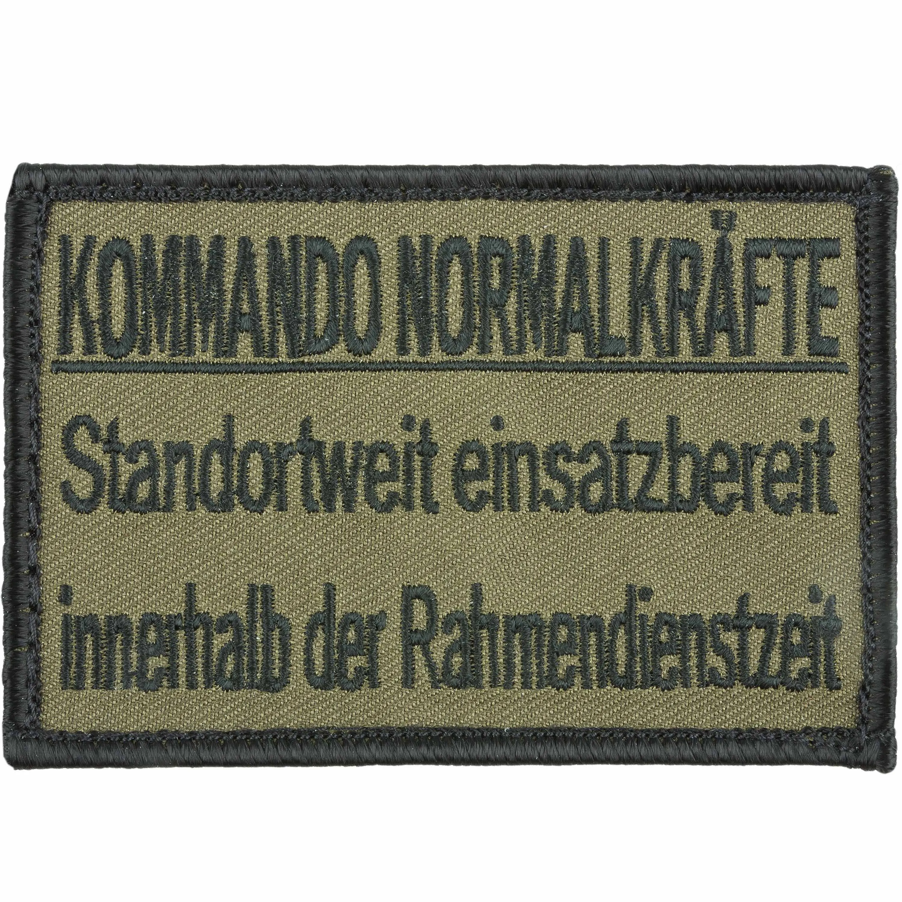 Café Viereck -  Patch Kommando Normalkräfte