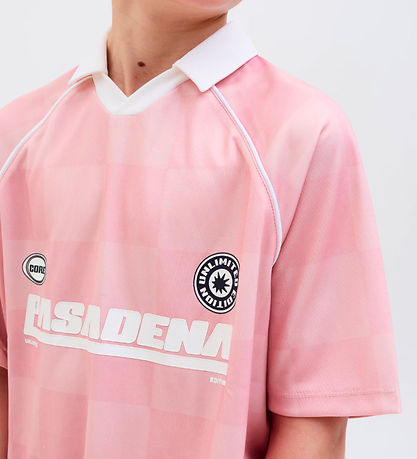 Jack & Jones Polo - JcoLido - Pink Zuckerguss/Grey Flannel