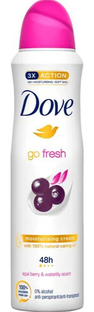 Dove Go Fresh Acai Berry Deodorant Spray 150ML