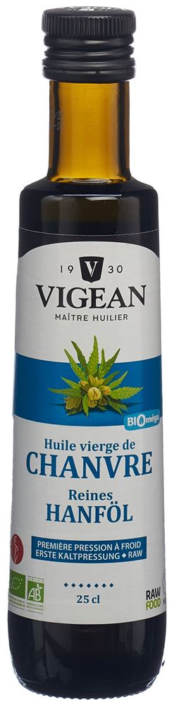 VIGEAN Reines Hanföl<br>250 ml, Flasche, Öl, Bio