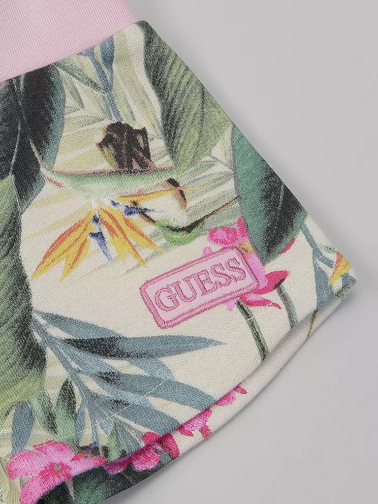 GUESS Baby Set 2-teilig (T-Shirt und Shorts) gelb