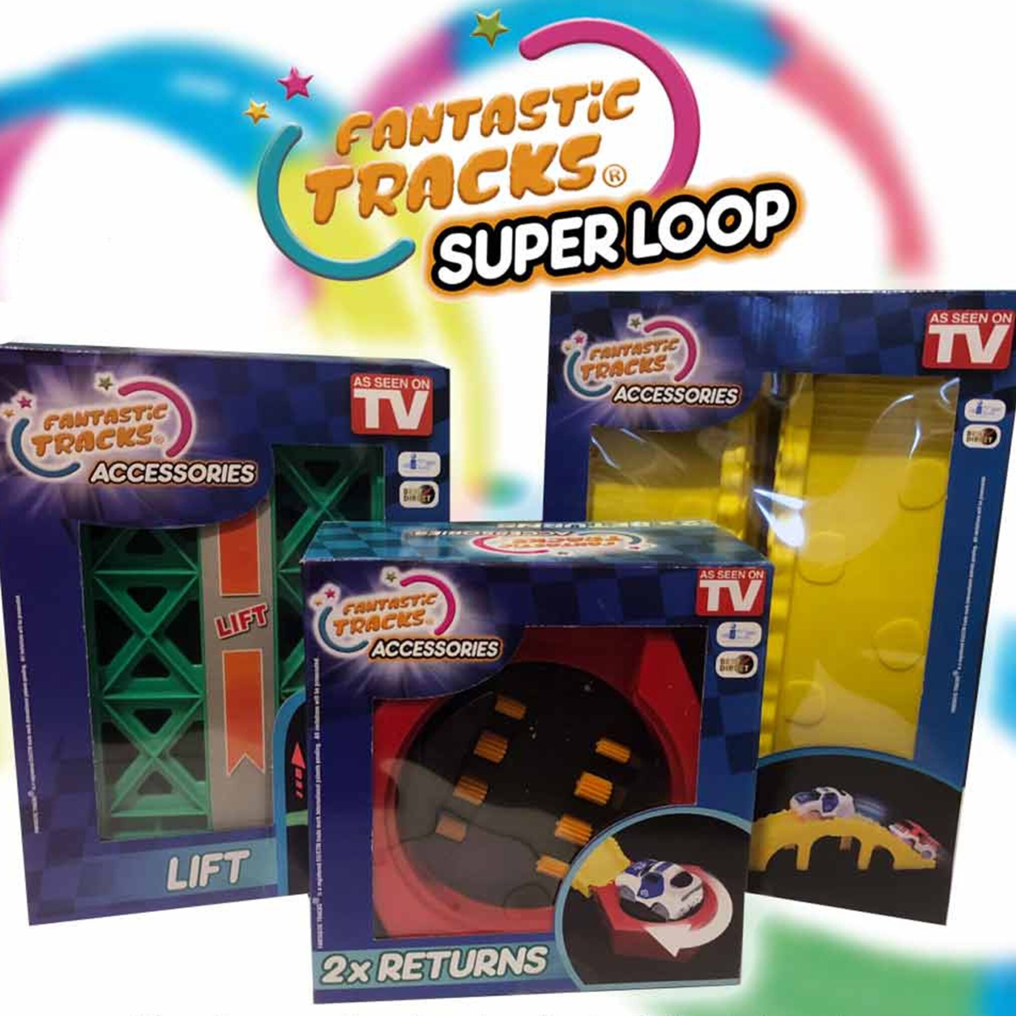 Fantastic Tracks® Autorennbahn Zubehör Fantastic Tracks Accessories set