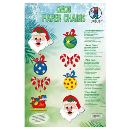 URSUS Deco Paper Chains Weihnachtsmann