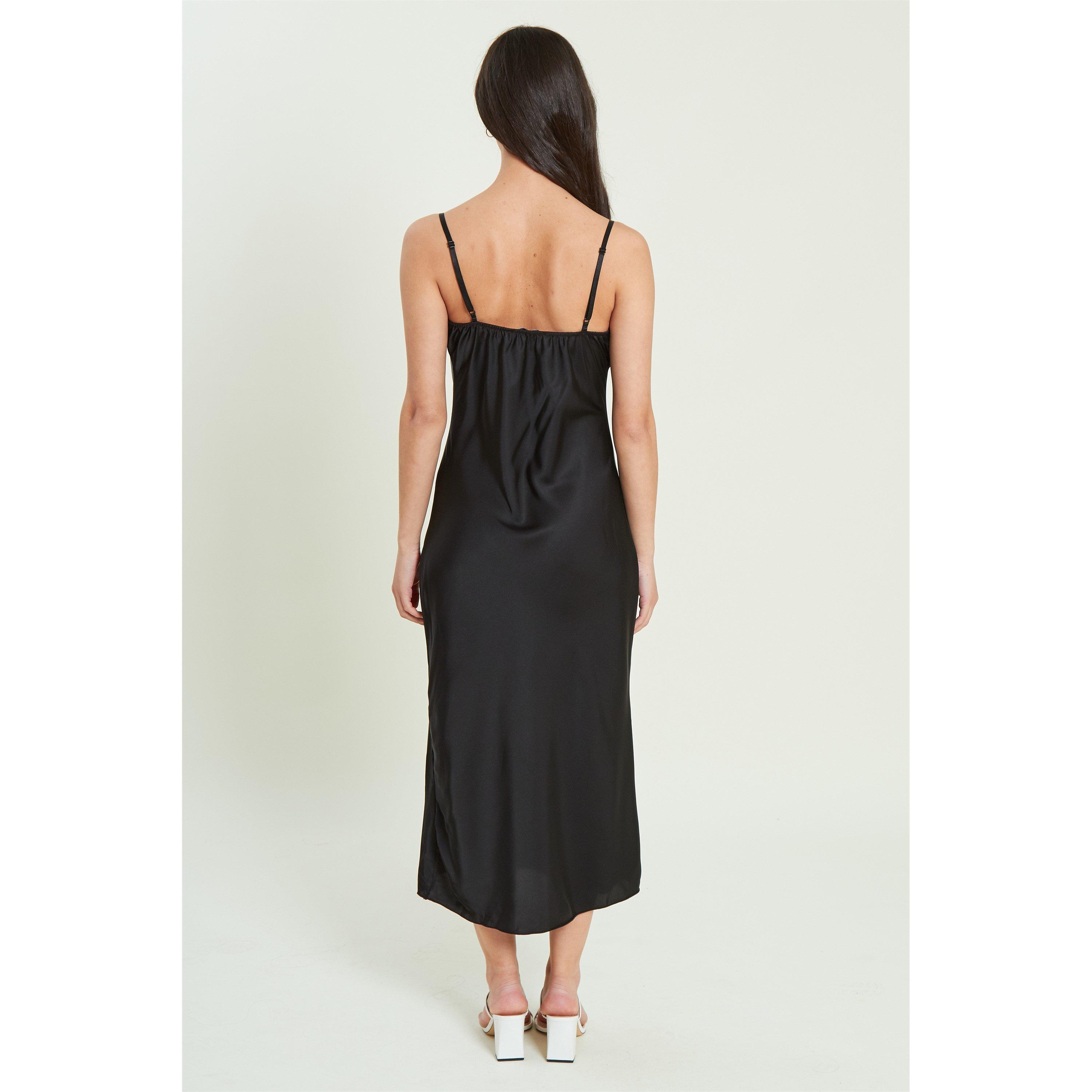 Be You Satin Satin Midaxi Dress