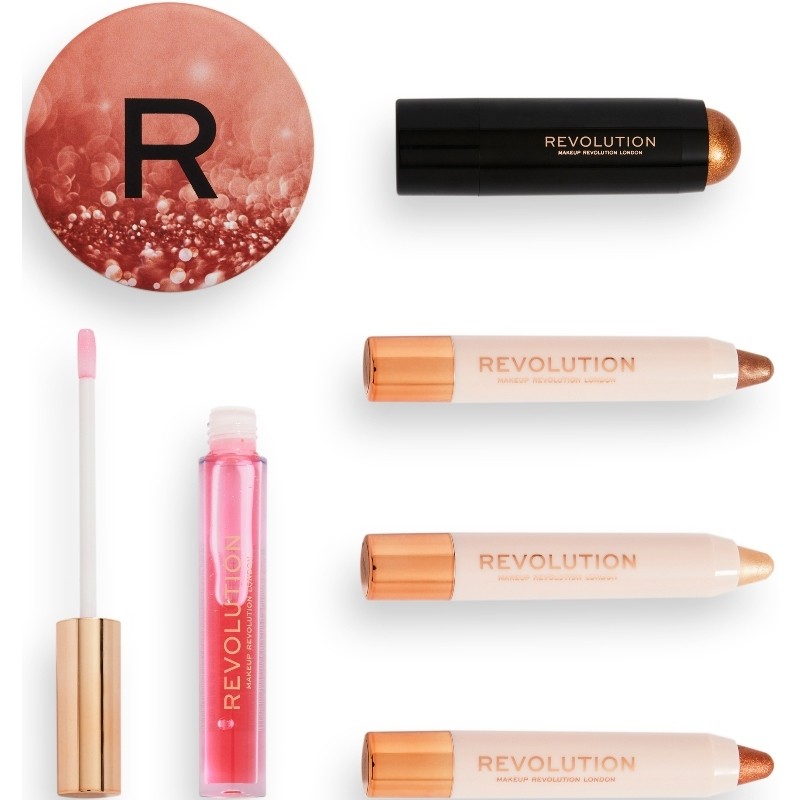 Makeup Revolution Get The Look: Glowy Glam Gift Set (Limited Edition)