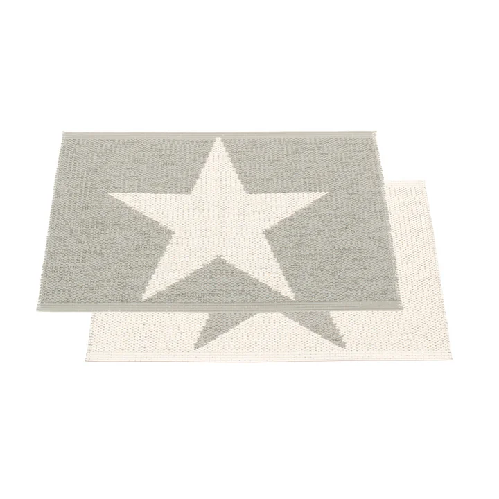 Pappelina - Viggo One Wendeteppich, 70 x 250 cm, warmgrey / vanilla