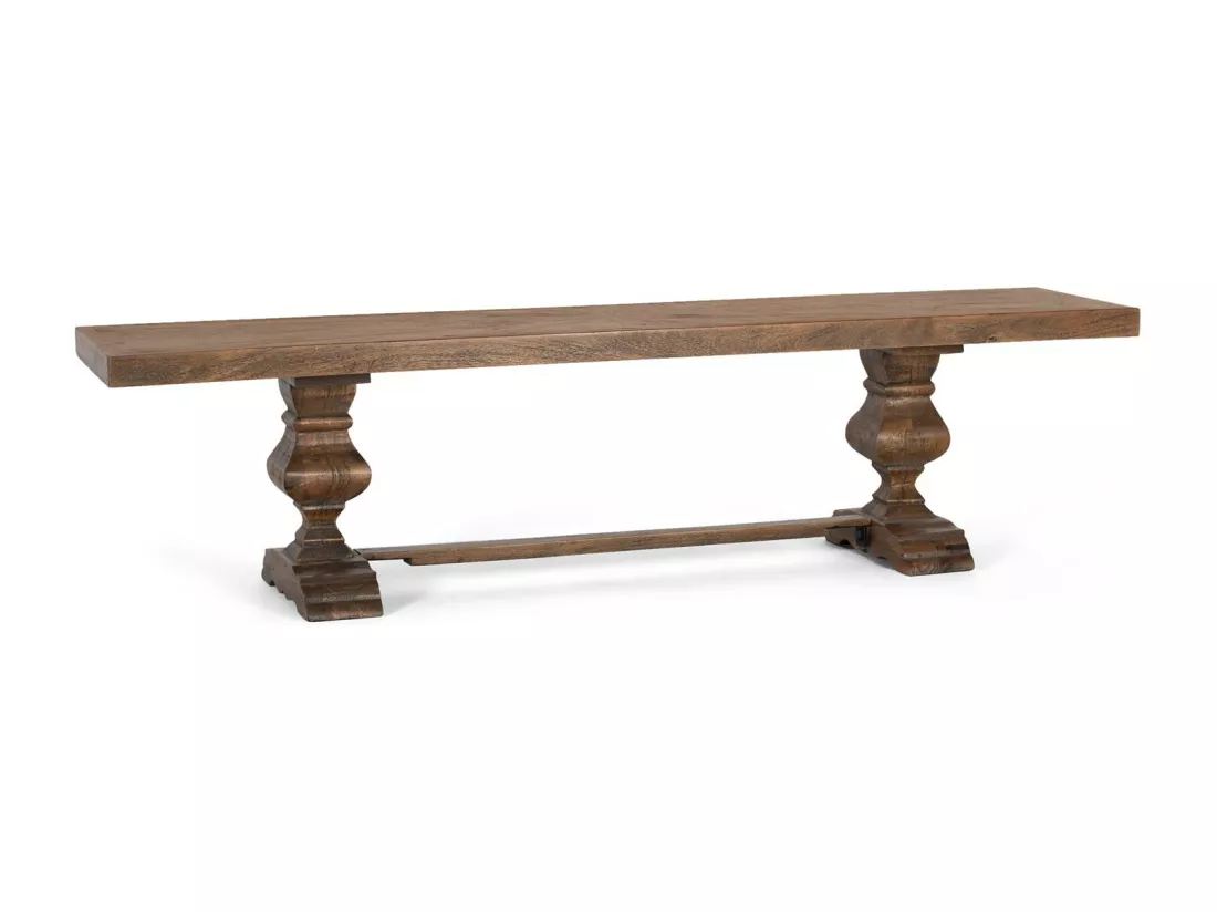 Banc fabriqué à la main en bois de manguier 180cm