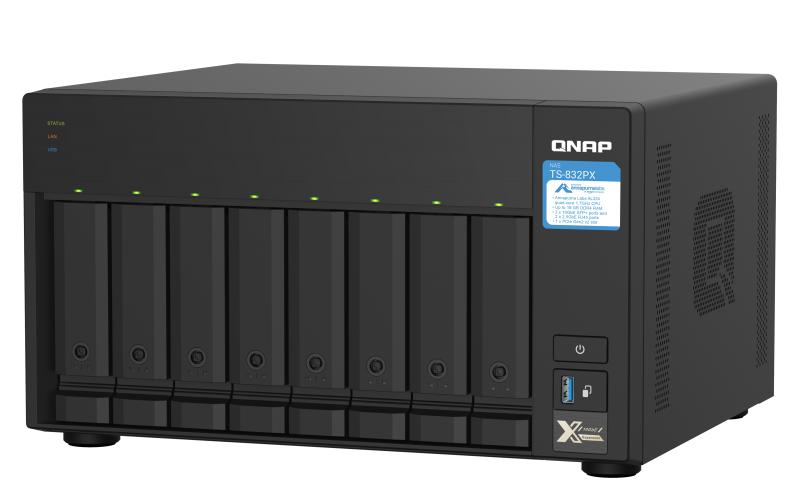 NAS TS-832PX-4G 8-bay<br>QNAP NAS TS-832PX-4G, 8-bay