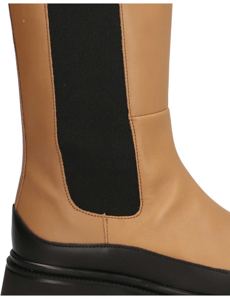 Glattleder Chelsea Boot