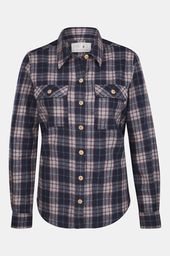Buitenmens Buitenmens Flannel Melton Ruit Blouse Dames