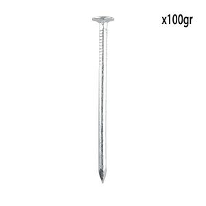 POINTE A TETE PLATE ACIER 2X38MM 100G