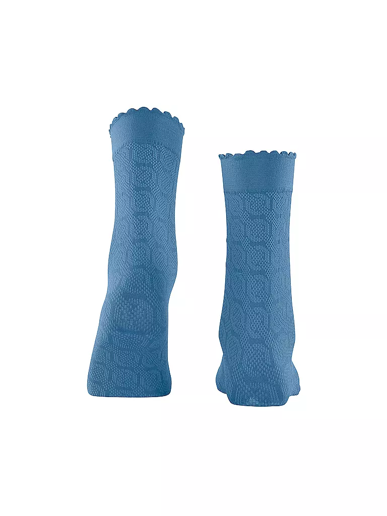 FALKE Socken HOARDING HONEY sky blue blau